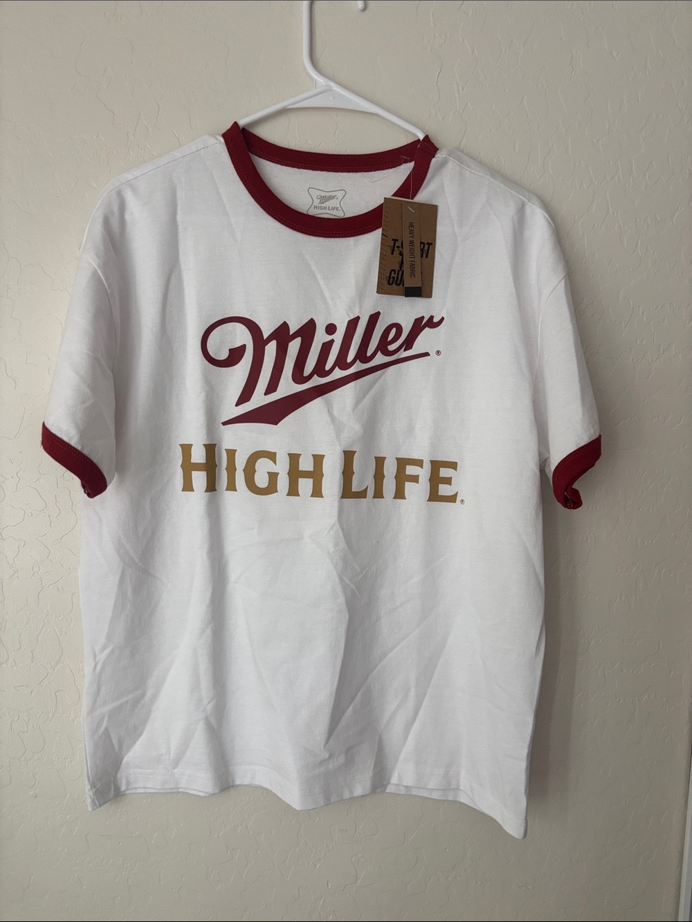 High Life White & Maroon Ringer Kids T-Shirt